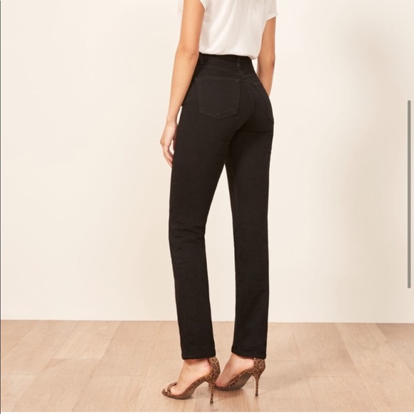 Reformation Black High Rise Women Jeans - Picture 2 of 3